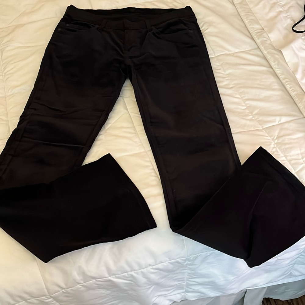 7 for all mankind black suede jeans